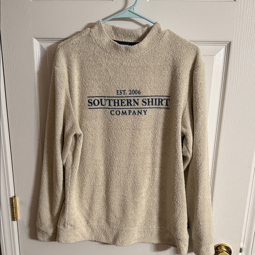 The Southern Shirt Company Men's Beige Crewneck Sweater